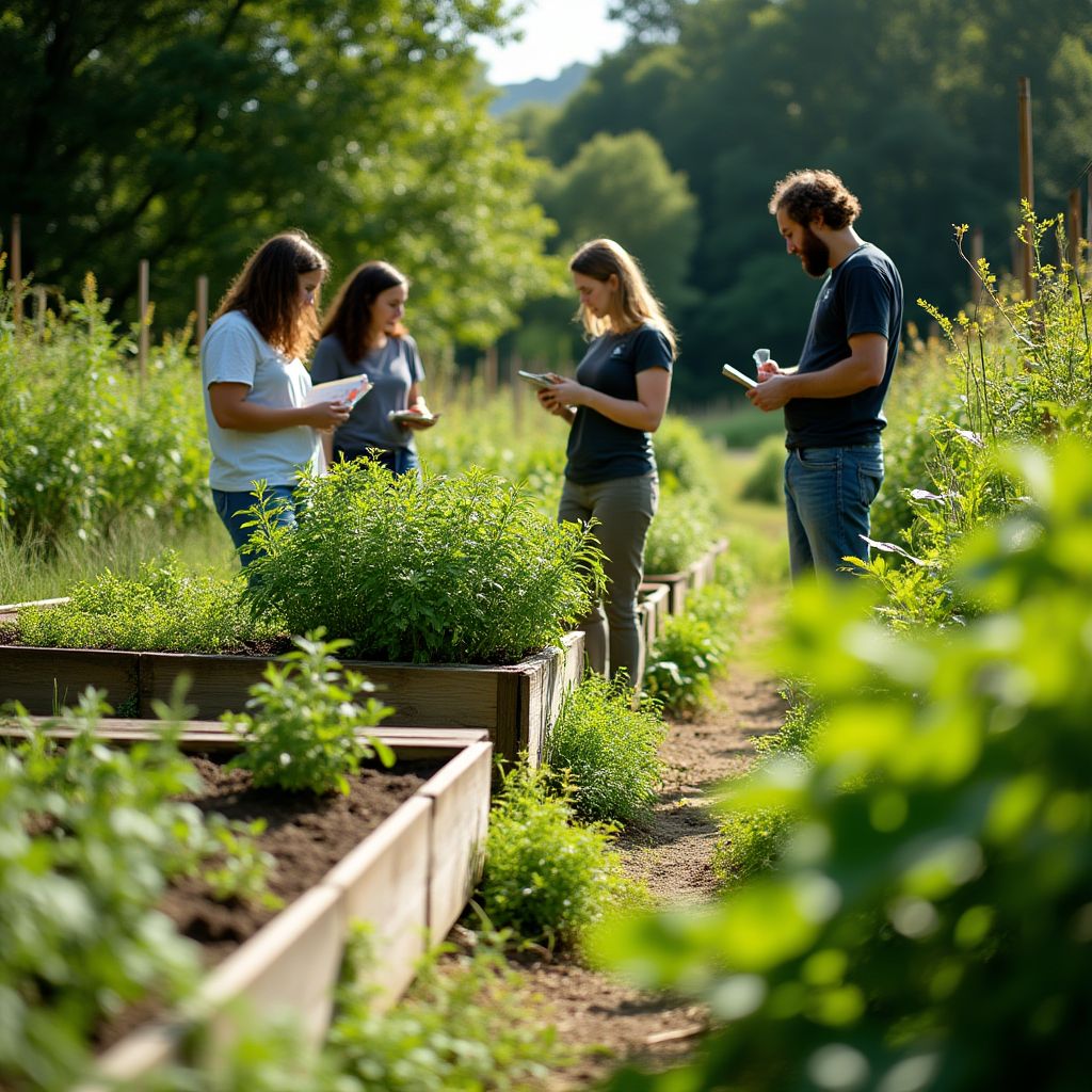 Notre jardin d'herbes médicinales