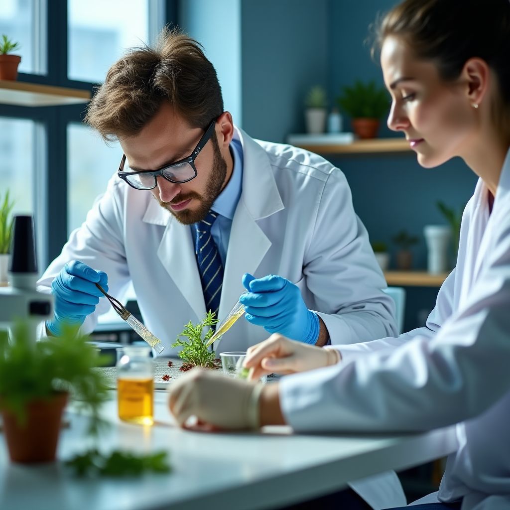 Notre laboratoire de plantes médicinales