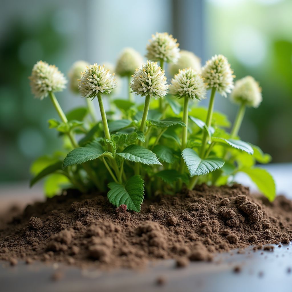 Plante de valériane et racines séchées utilisées pour la thérapie du sommeil